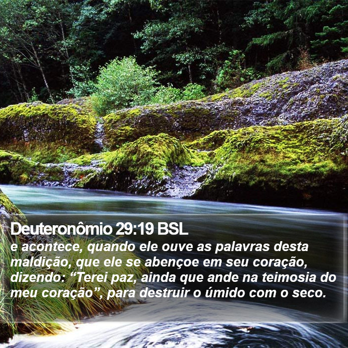 Deuteronômio 29:19 BSL Bible Study