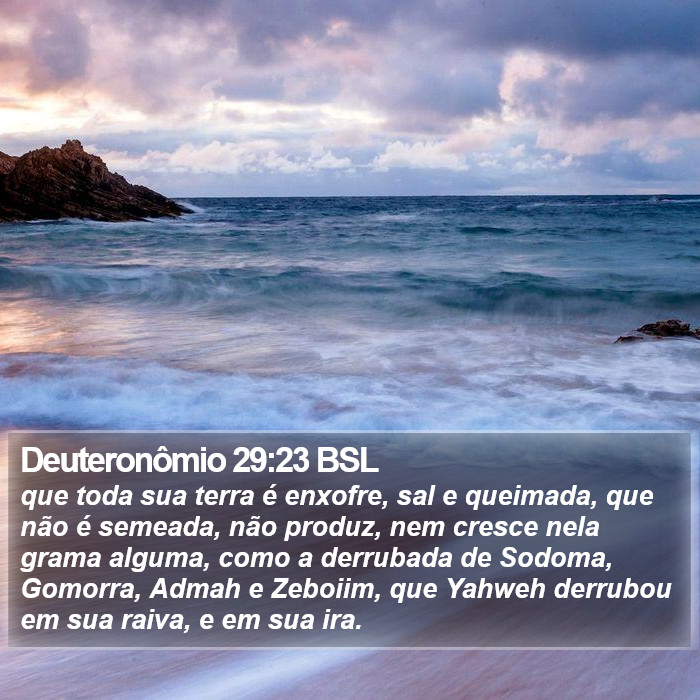 Deuteronômio 29:23 BSL Bible Study