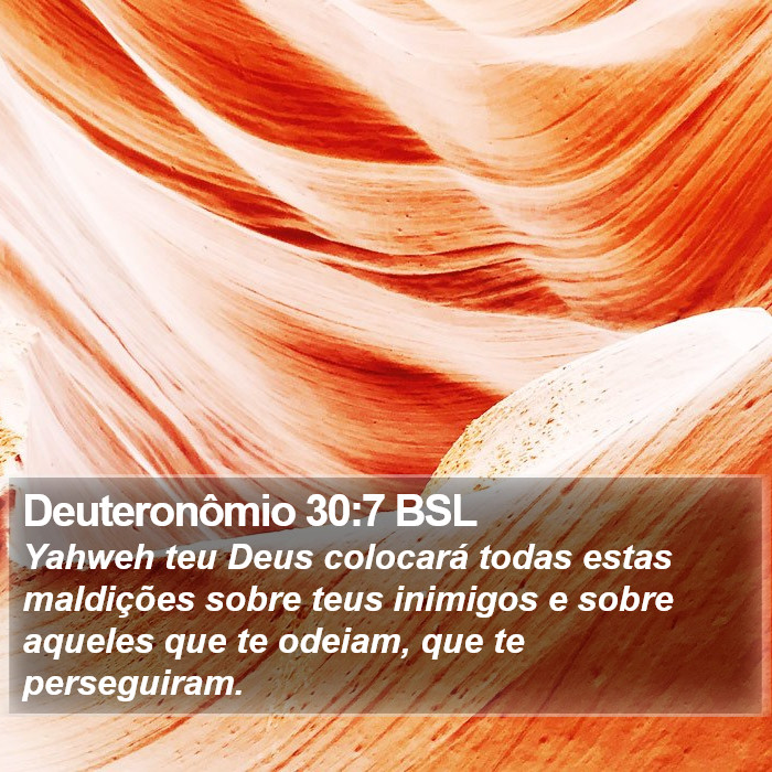 Deuteronômio 30:7 BSL Bible Study
