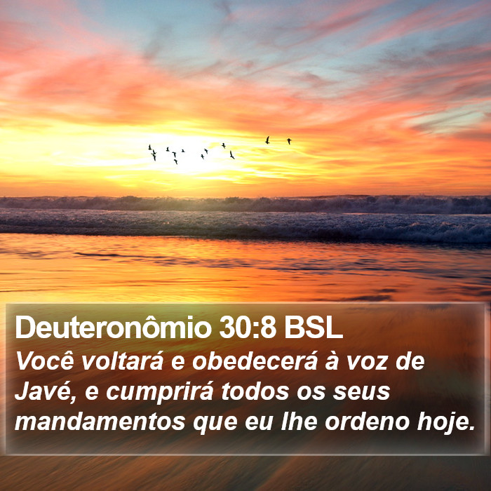 Deuteronômio 30:8 BSL Bible Study