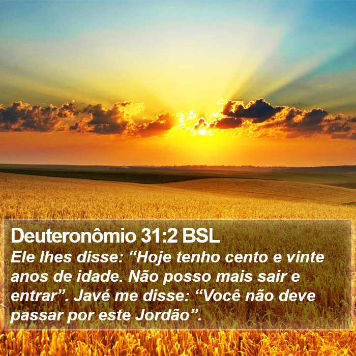 Deuteronômio 31:2 BSL Bible Study