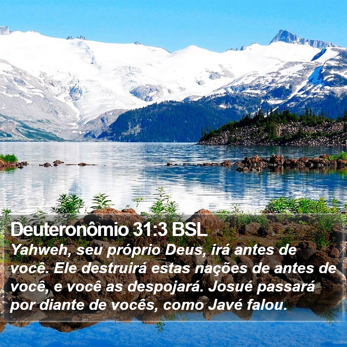 Deuteronômio 31:3 BSL Bible Study