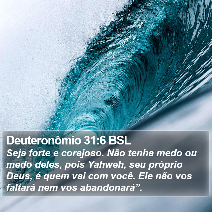 Deuteronômio 31:6 BSL Bible Study