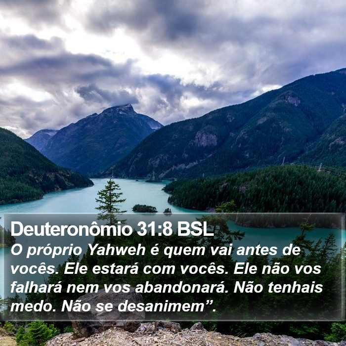Deuteronômio 31:8 BSL Bible Study