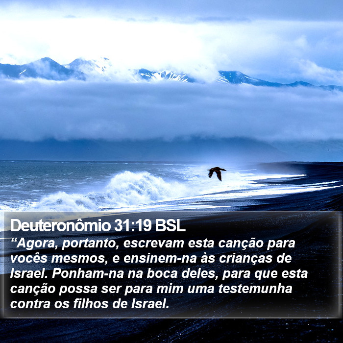 Deuteronômio 31:19 BSL Bible Study