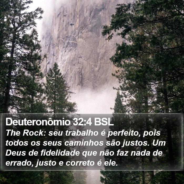 Deuteronômio 32:4 BSL Bible Study