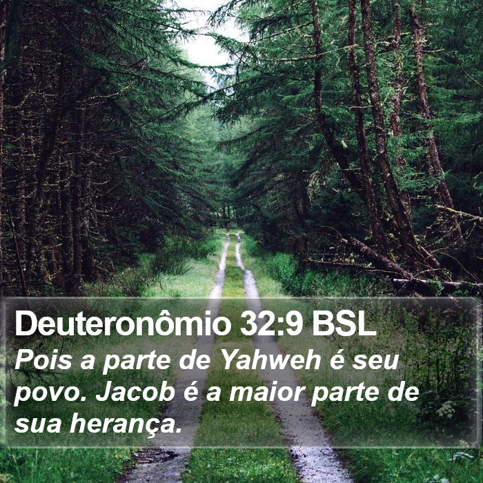 Deuteronômio 32:9 BSL Bible Study