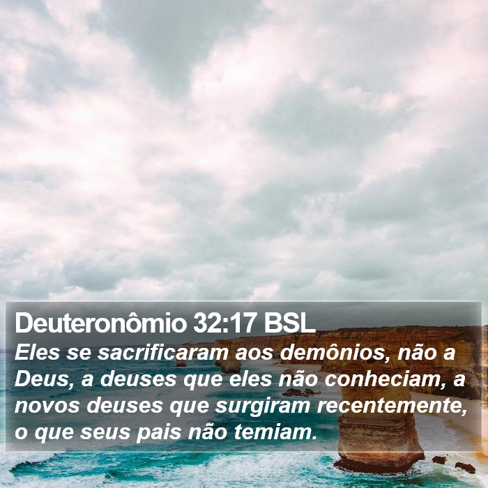 Deuteronômio 32:17 BSL Bible Study