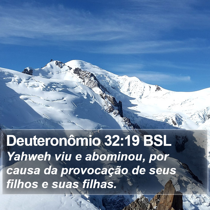 Deuteronômio 32:19 BSL Bible Study