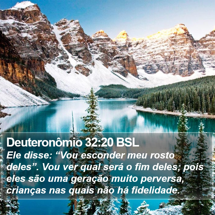 Deuteronômio 32:20 BSL Bible Study