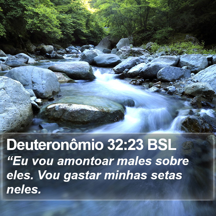 Deuteronômio 32:23 BSL Bible Study