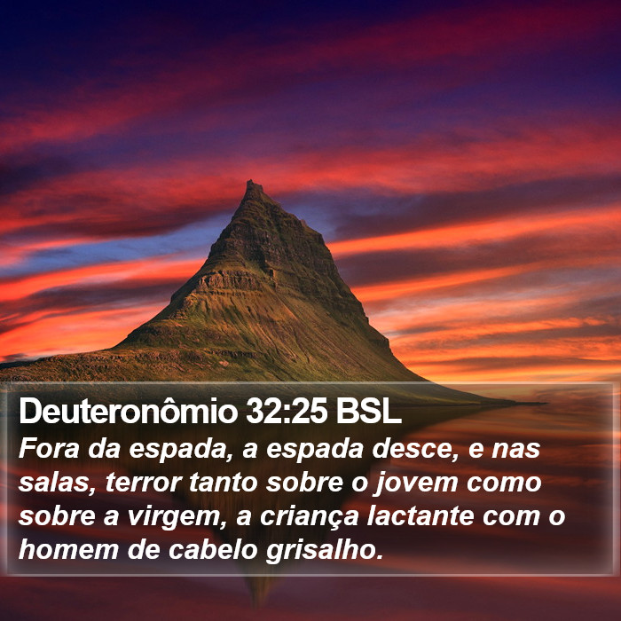 Deuteronômio 32:25 BSL Bible Study