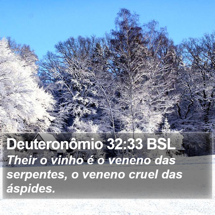Deuteronômio 32:33 BSL Bible Study
