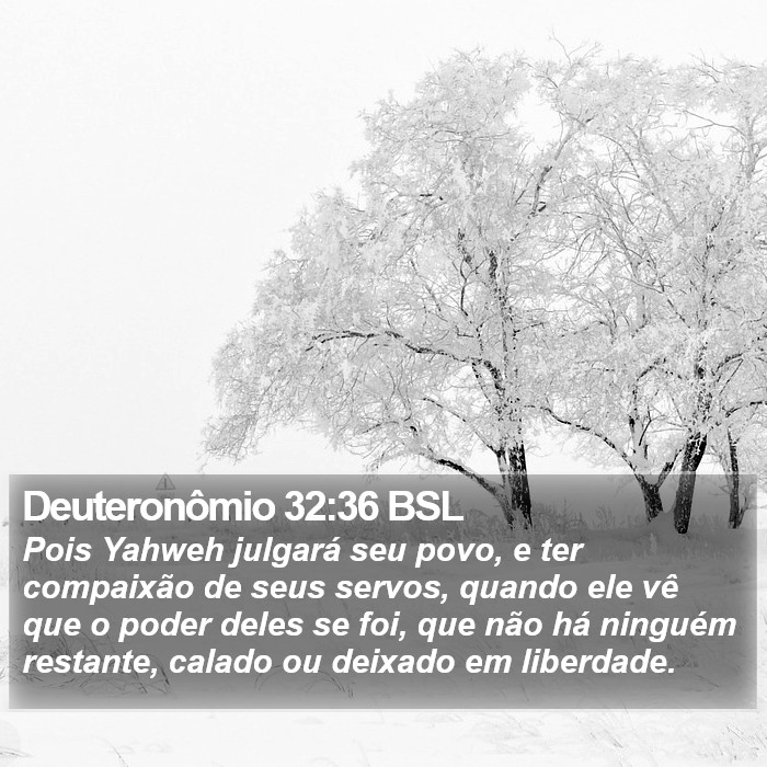 Deuteronômio 32:36 BSL Bible Study