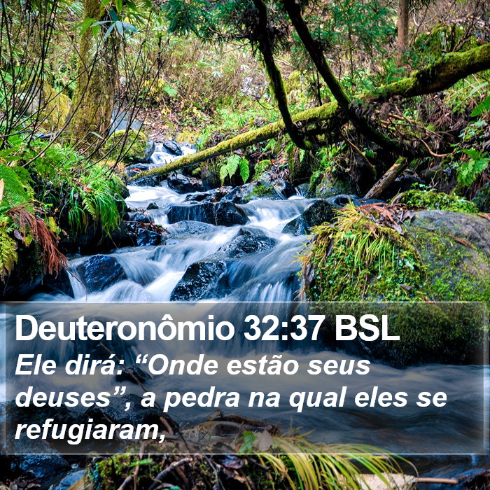 Deuteronômio 32:37 BSL Bible Study