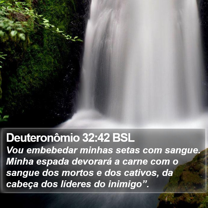 Deuteronômio 32:42 BSL Bible Study