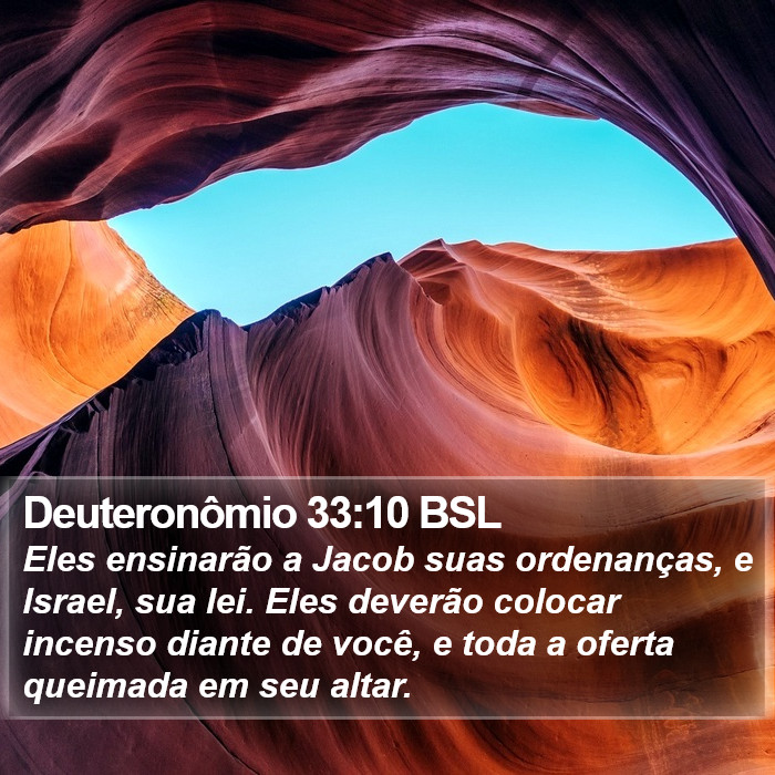 Deuteronômio 33:10 BSL Bible Study