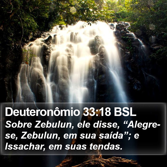 Deuteronômio 33:18 BSL Bible Study