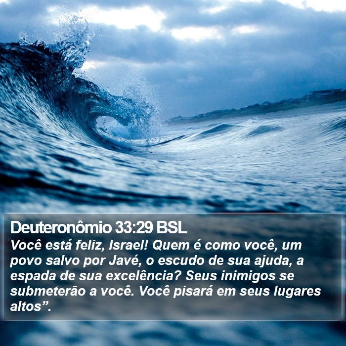 Deuteronômio 33:29 BSL Bible Study