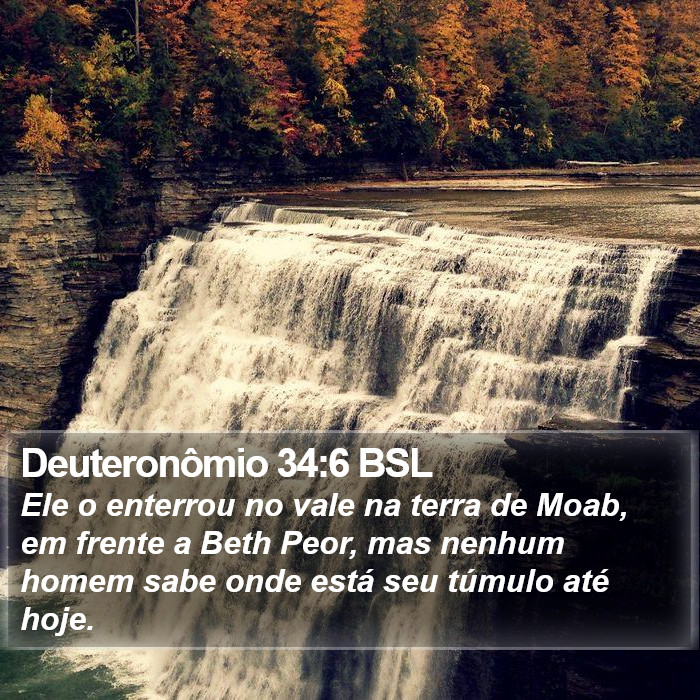 Deuteronômio 34:6 BSL Bible Study