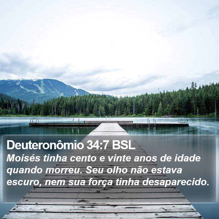 Deuteronômio 34:7 BSL Bible Study