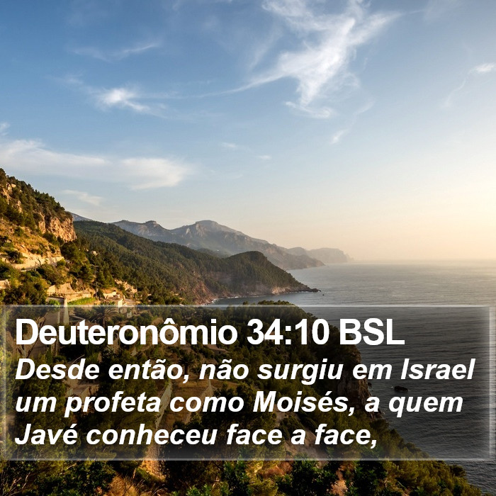 Deuteronômio 34:10 BSL Bible Study