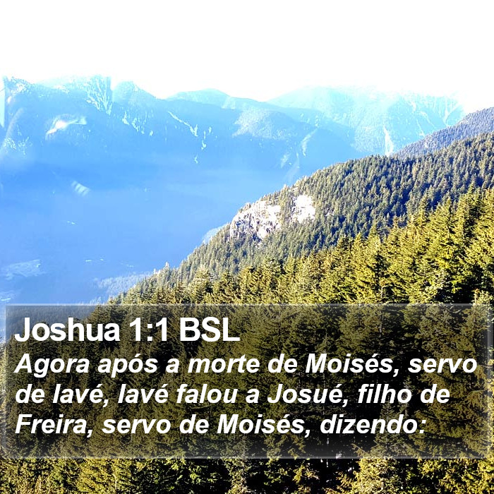 Joshua 1:1 BSL Bible Study