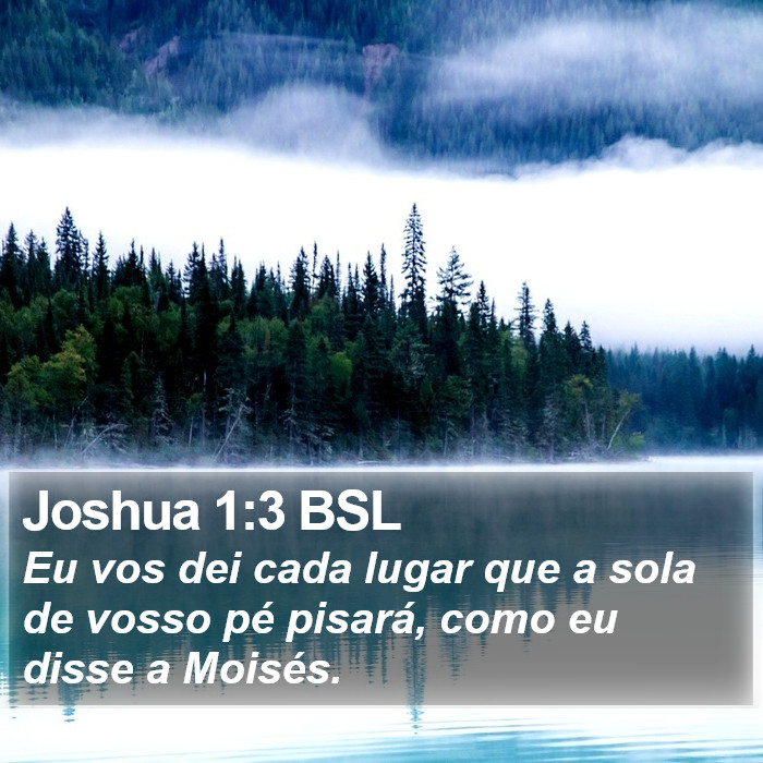 Joshua 1:3 BSL Bible Study