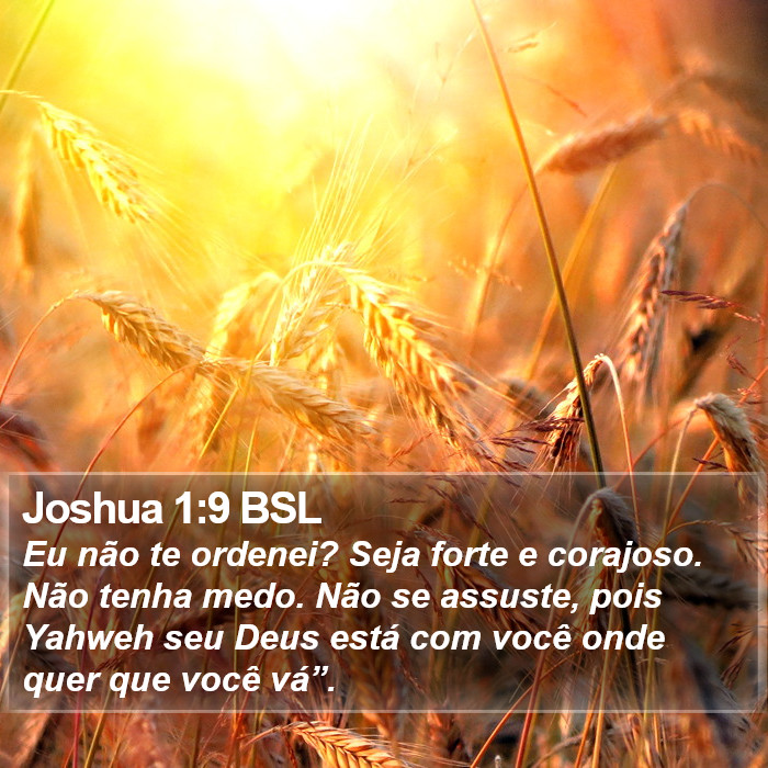 Joshua 1:9 BSL Bible Study