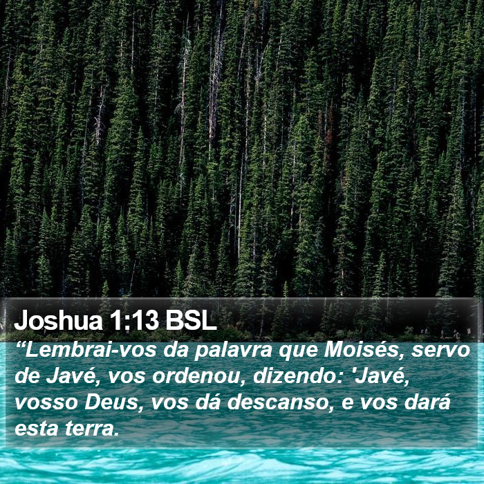 Joshua 1:13 BSL Bible Study