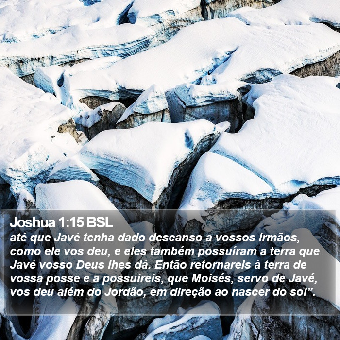 Joshua 1:15 BSL Bible Study