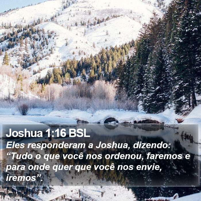 Joshua 1:16 BSL Bible Study