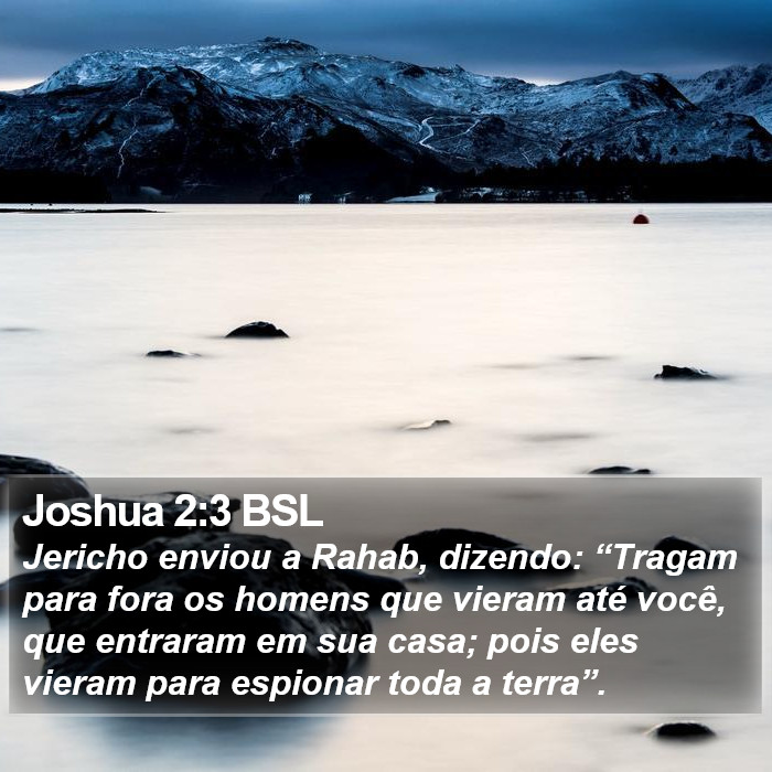 Joshua 2:3 BSL Bible Study