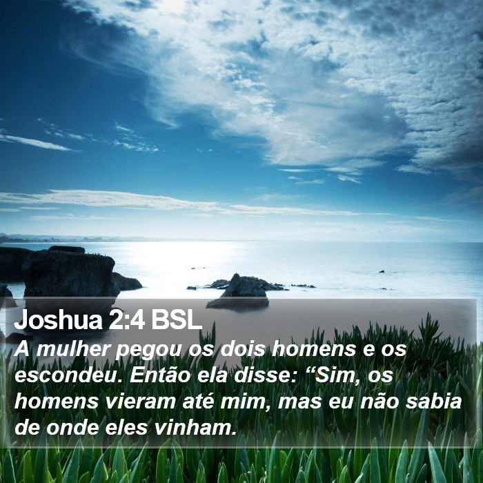 Joshua 2:4 BSL Bible Study