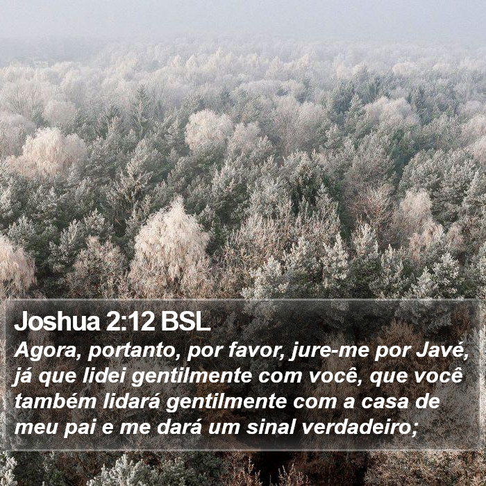 Joshua 2:12 BSL Bible Study