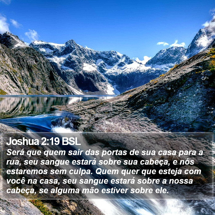 Joshua 2:19 BSL Bible Study