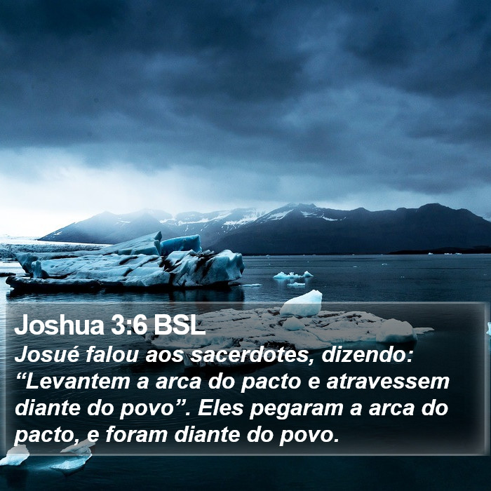 Joshua 3:6 BSL Bible Study