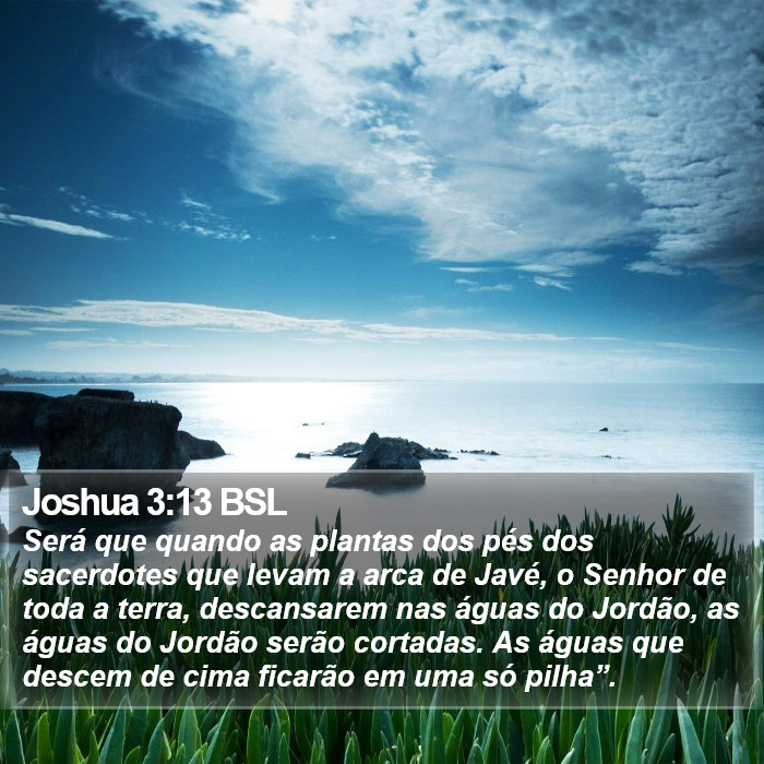 Joshua 3:13 BSL Bible Study