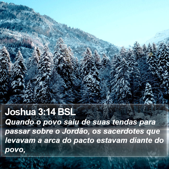 Joshua 3:14 BSL Bible Study