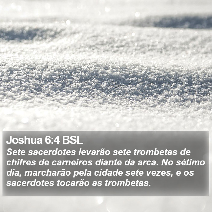 Joshua 6:4 BSL Bible Study