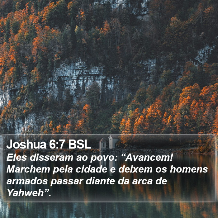 Joshua 6:7 BSL Bible Study