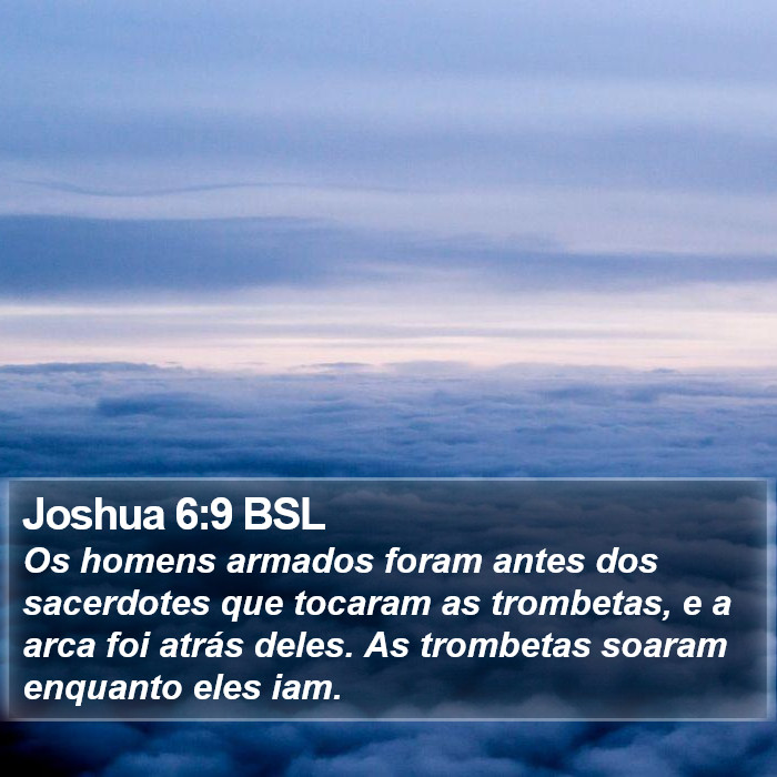 Joshua 6:9 BSL Bible Study