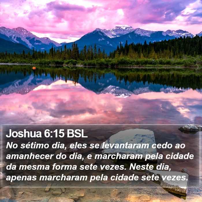 Joshua 6:15 BSL Bible Study