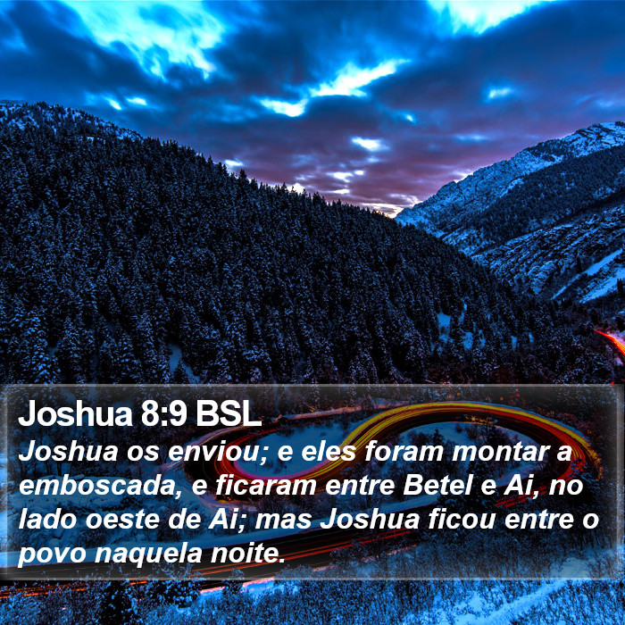Joshua 8:9 BSL Bible Study