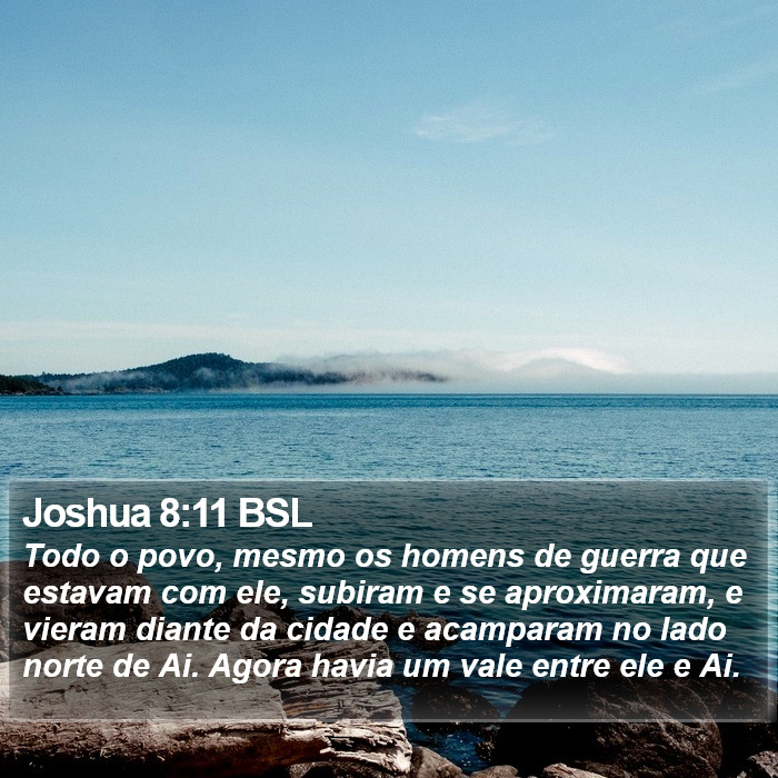 Joshua 8:11 BSL Bible Study