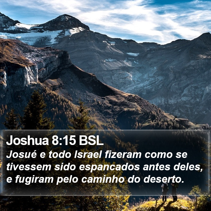 Joshua 8:15 BSL Bible Study