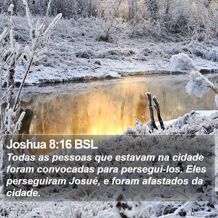 Joshua 8:16 BSL Bible Study