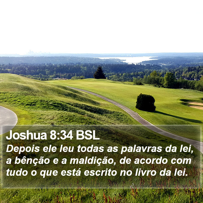 Joshua 8:34 BSL Bible Study