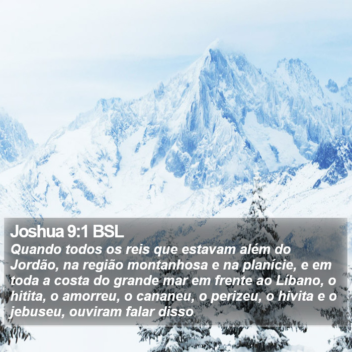 Joshua 9:1 BSL Bible Study