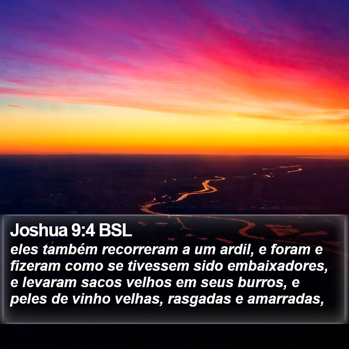 Joshua 9:4 BSL Bible Study